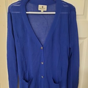 Blue Tissue Cardigan, NWOT